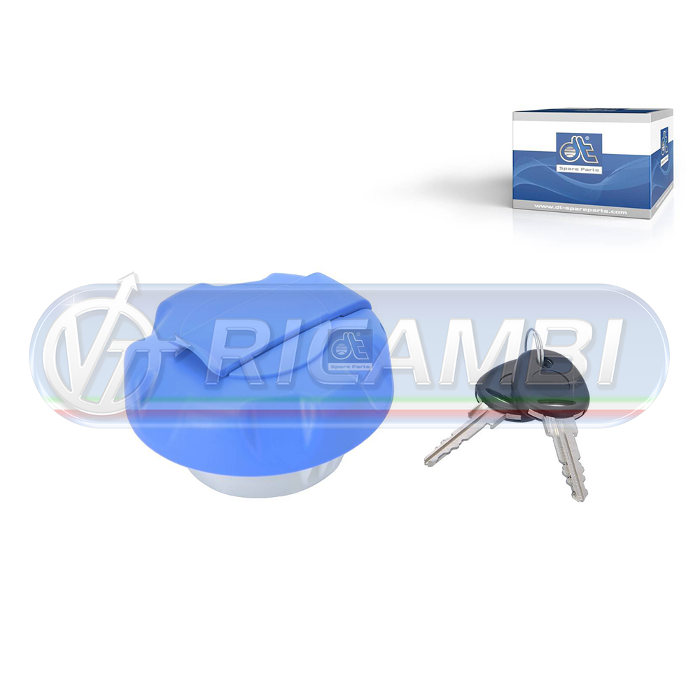 1 - TAPPO SERBATOIO AD BLU D.60MM FH 4 C/CHIAVE