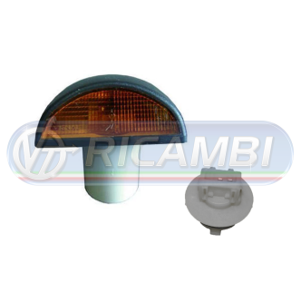 1 - FANALINO FRECCIA LATERALE DX SX FE MIDLUM PREMIUM COPERCHIO NERO