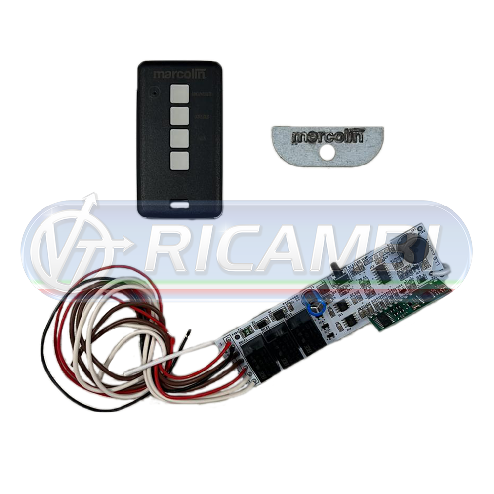 1 - KIT RADIO RETROFIT CON RADIOCOMANDO MCU 12/24V