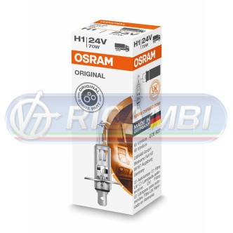 1 - LAMPADINA H1 24V 70W OSRAM / HELLA