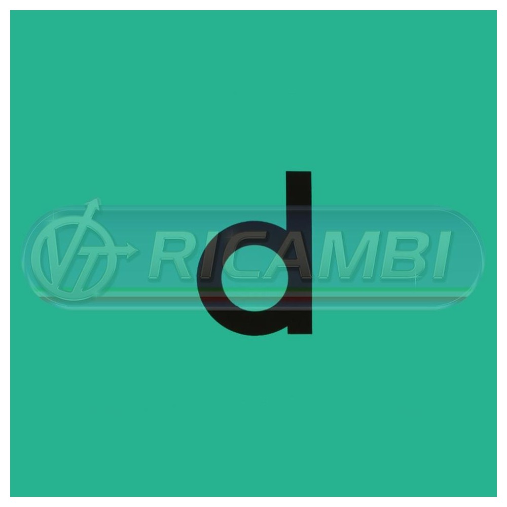 1 - LETTERA ADESIVA 'd' 500X400 ALIMENTARI