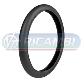 1 - COPRIVOLANTE M 44-46 CM NEOPRENE + SIMILPELLE NERO/BEIGE