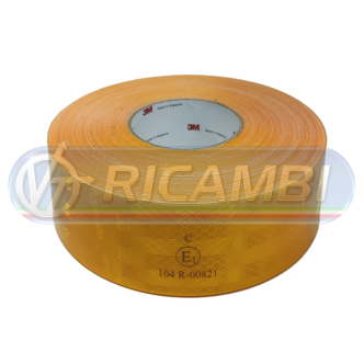 1 - NASTRO RIFLETTENTE GIALLO 3M AL METRO