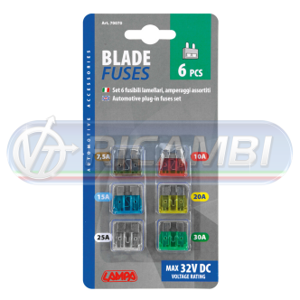 1 - KIT 10PZ FUSIBILI DA 5/30A