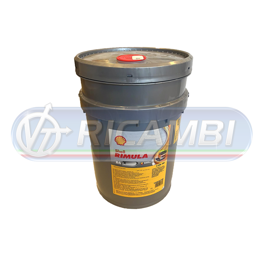 1 - OLIO MOTORE SHELL 15W40 VDS3 20 LT