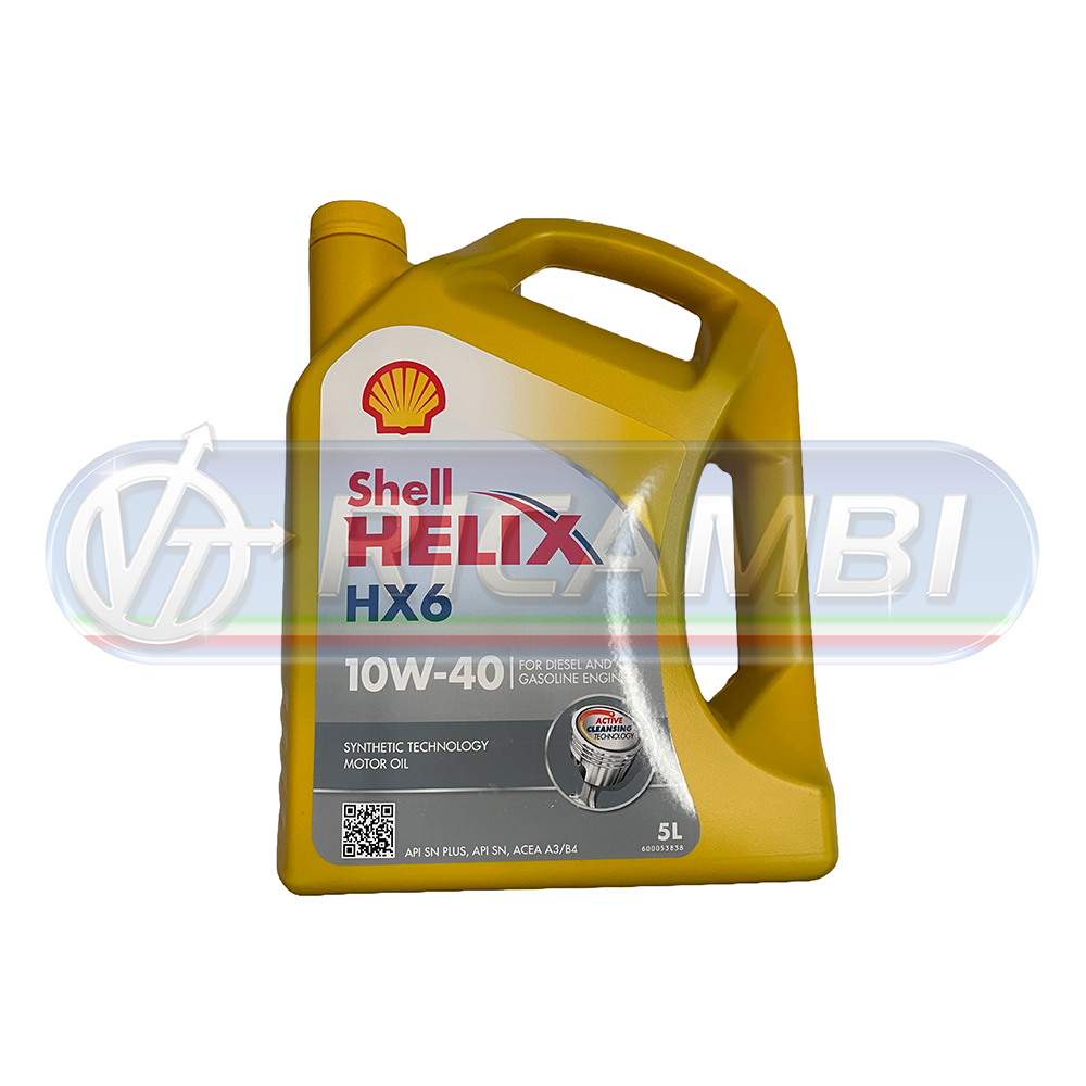 1 - OLIO MOTORE SHELL HELIX 10W40 5 LT