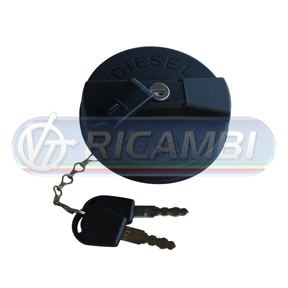 1 - TAPPO SERBATOIO GASOLIO C/CHIAVE 80 mm A BAIONETTA