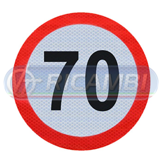 1 - ADESIVO VELOCITA LIMITE 70