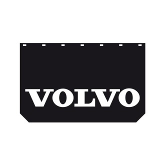 1 - PARASPRUZZI 62x40 CM NERO C/SCRITTA VOLVO