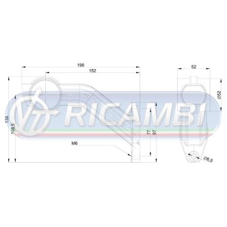 1 - FANALINO INGOMBRO POST. 12 LED 12/24V 60° SX