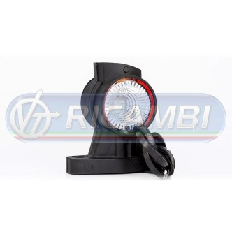 1 - FANALINO INGOMBRO POST. 12 LED 12/24V CORTO SX