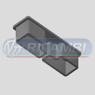 1 - TAPPO PROFILO PARACICLI PVC