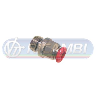 1 - RACCORDO INTERMEDIO RAPIDO DRITTO PLASTICA 1/8M DIAM.8