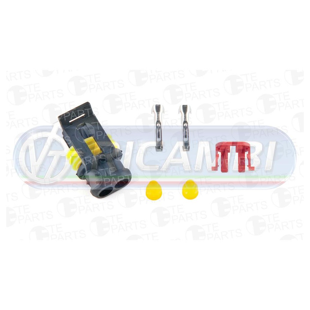1 - CONNETTORE ELETTRICO A 2 PIN MASCHIO