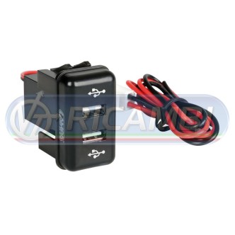 1 - PRESA USB PER VOLVO FH 2 DOPPIA