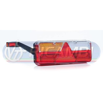 1 - FANALE POST. KINGPOINT FULL LED 6 FUNZIONI 12-36V C/CORNETTO SX