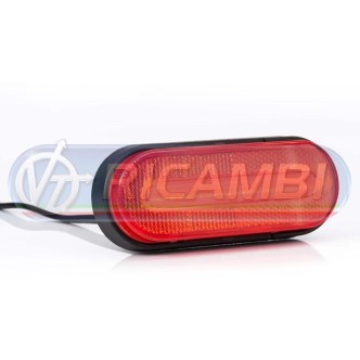 1 - FANALINO INGOMBRO STRISCIA A LED ADR ROSSO