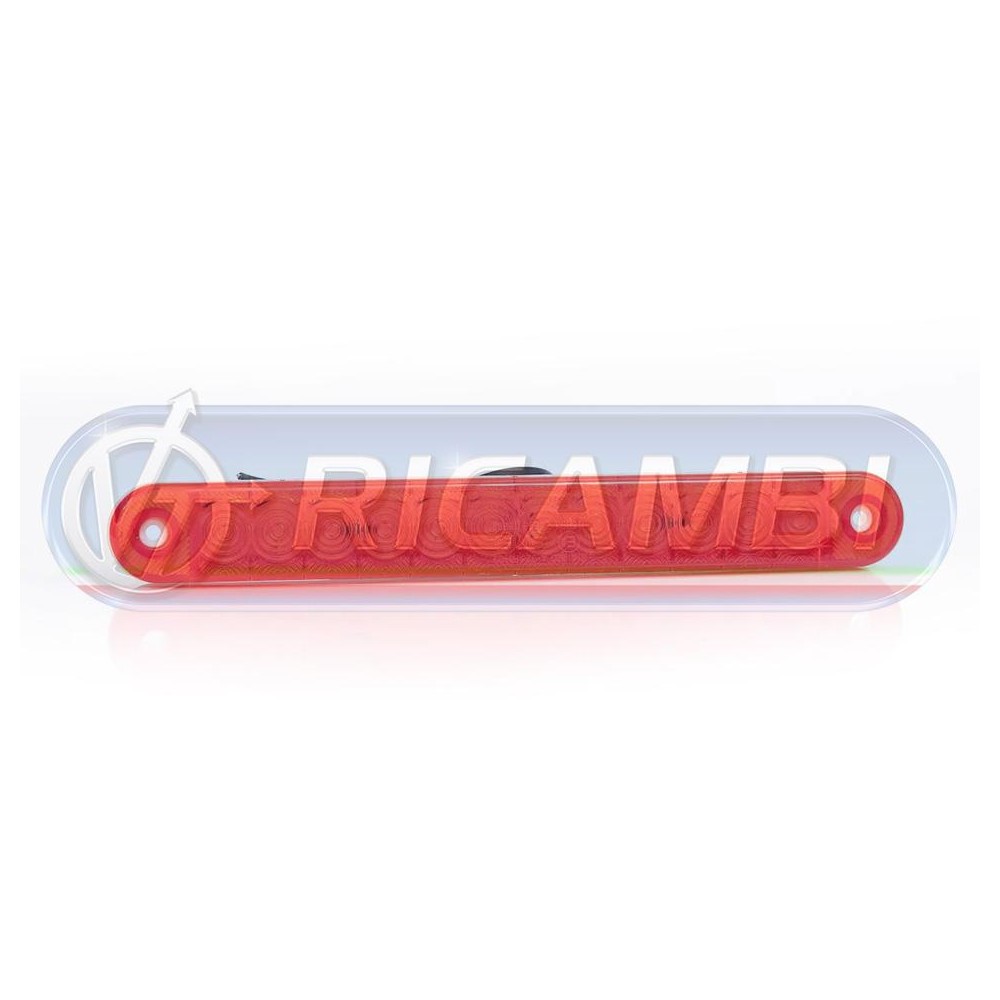 1 - FANALINO INGOMBRO 12 LED ROSSO