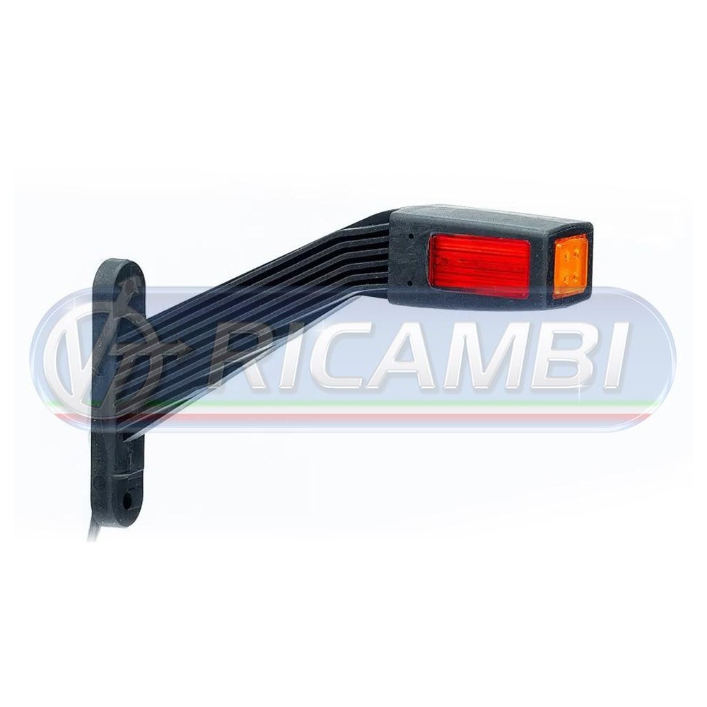 1 - FANALINO INGOMBRO POST. 12 LED STAFFA 60° DX