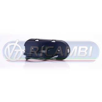1 - FANALINO INGOMBRO STRISCIA A LED A ELLISSE C/STAFFA BIANCO