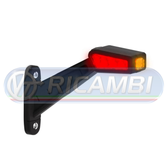 1 - FANALINO INGOMBRO POST. 20 LED 12/36V LUNGO 60° DX