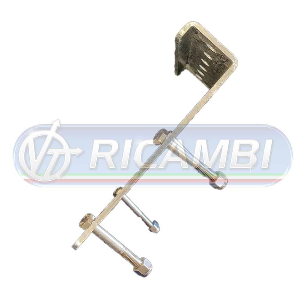 1 - SUPPORTO ZINCATO PER FERMAPORTA STOPPER 190X150X40