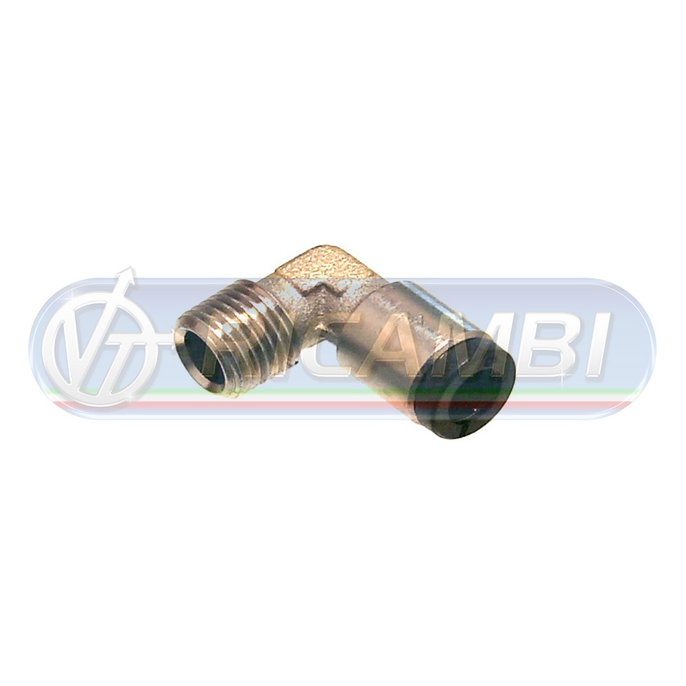 1 - RACCORDO RAPIDO GOMITO METALLO CONICO 12x1,25 DIAM.6