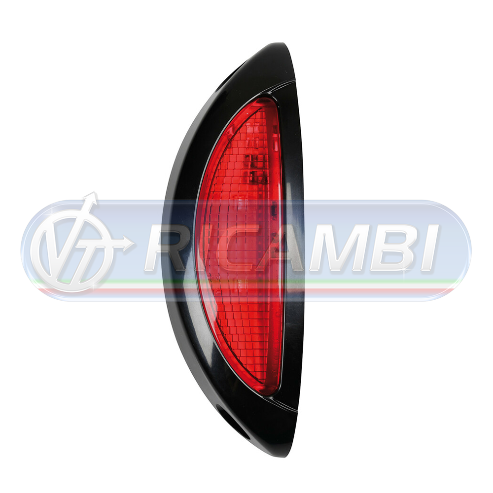 1 - FANALINO INGOMBRO POST. LUXIA 6 LED 24V BIANCA/ROSSA
