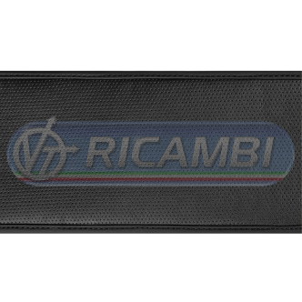 1 - COPRIVOLANTE XL 49-51 CM NEOPRENE + SIMILPELLE NERO/NERO