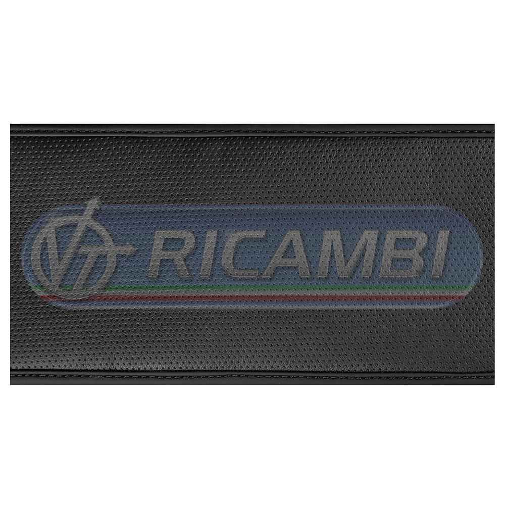 1 - COPRIVOLANTE XL 49-51 CM NEOPRENE + SIMILPELLE NERO/NERO