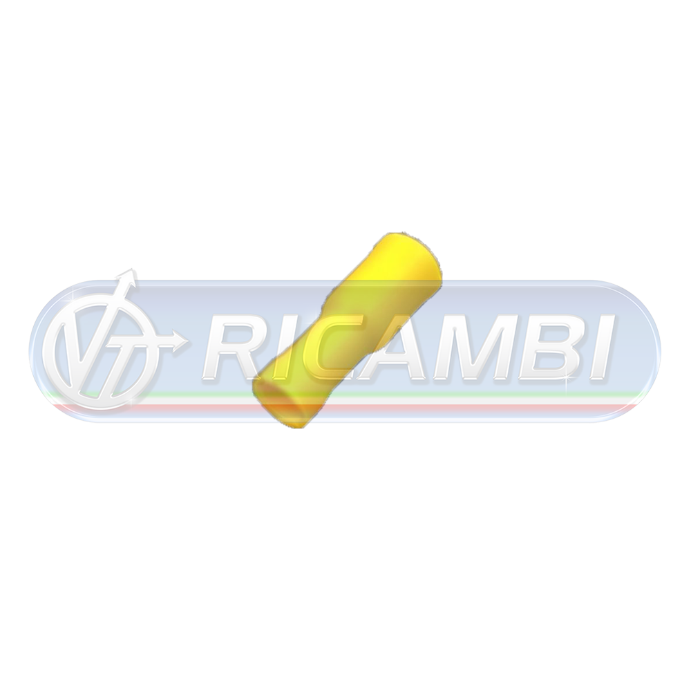 1 - FASTON CILINDRICO GIALLO DIAM. 4,85 mm
