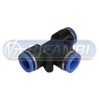 1 - RACCORDO INTERMEDIO RAPIDO TES PLASTICA T8 - T8 - T8