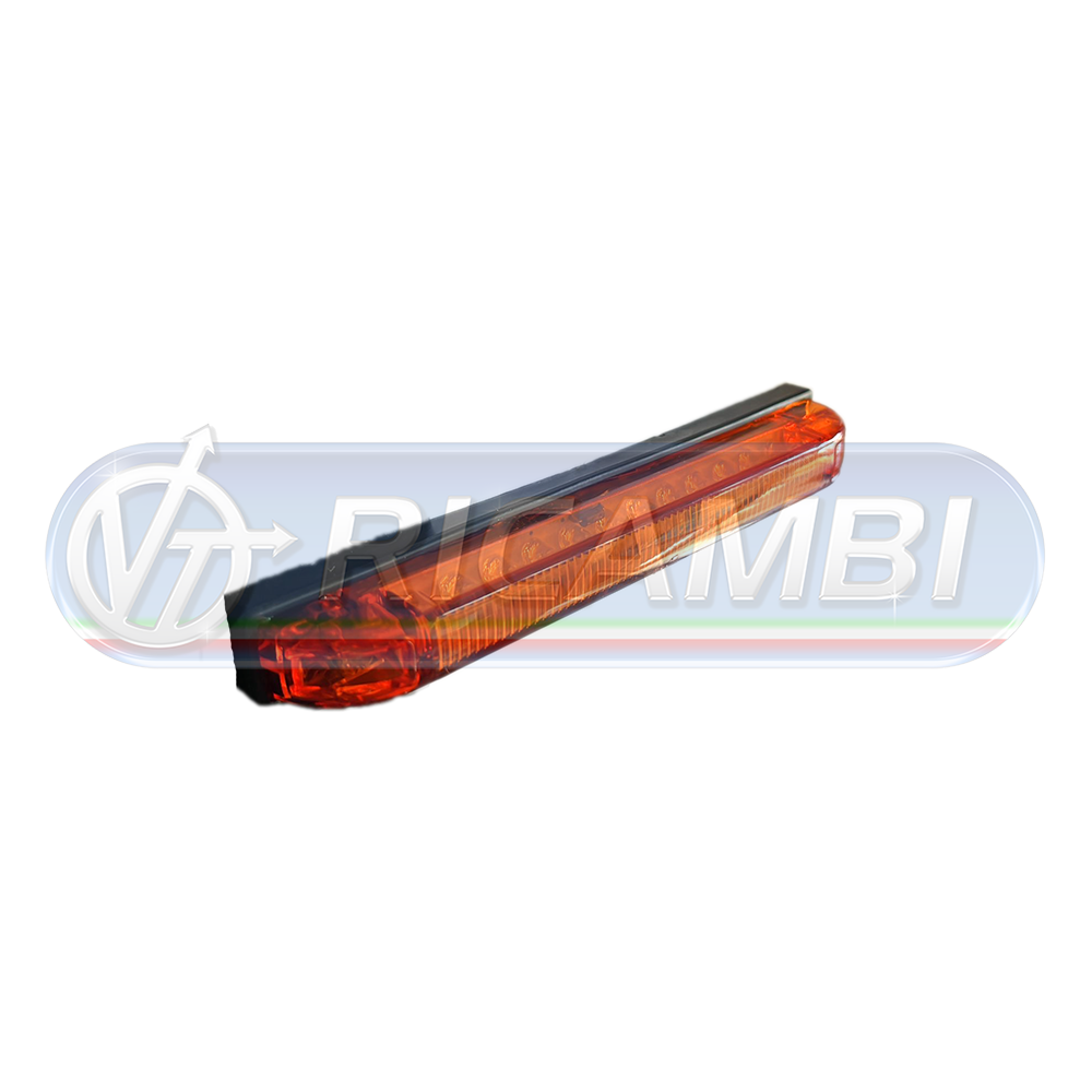 1 - LAMPADA LED LUCE INGOMBRO ARANCIONE 12 LED 24V
