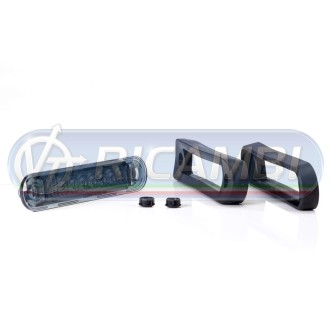 1 - FANALINO INGOMBRO A INCASSO 8 LED DARK BIANCO