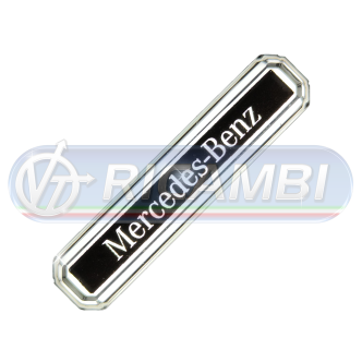 1 - FANALINO INGOMBRO LED SCRITTA MERCEDES BIANCO