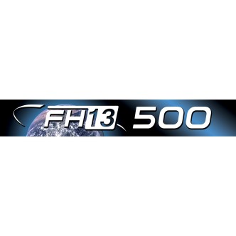 1 - ADESIVO GLOBETROTTER FH 1 FH 2 FH 3 CABINA STD FH13 500