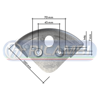 1 - PROTEZIONE LAMPEGGIANTE SPONDA DHOLLANDIA/UNIVERSALE