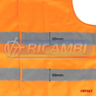 1 - GILET ARANCIONE CATARIFRANGENTE TG XXL