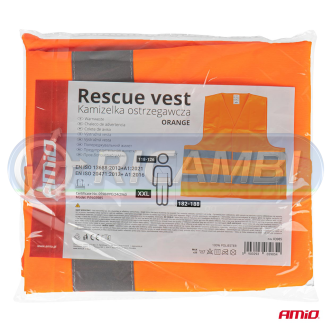 1 - GILET ARANCIONE CATARIFRANGENTE TG XXL