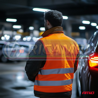 1 - GILET ARANCIONE CATARIFRANGENTE TG XXL