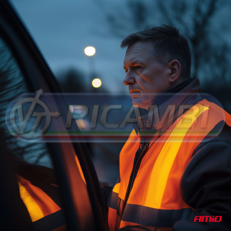 1 - GILET ARANCIONE CATARIFRANGENTE TG XXL
