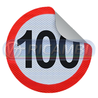 1 - ADESIVO VELOCITA LIMITE 100