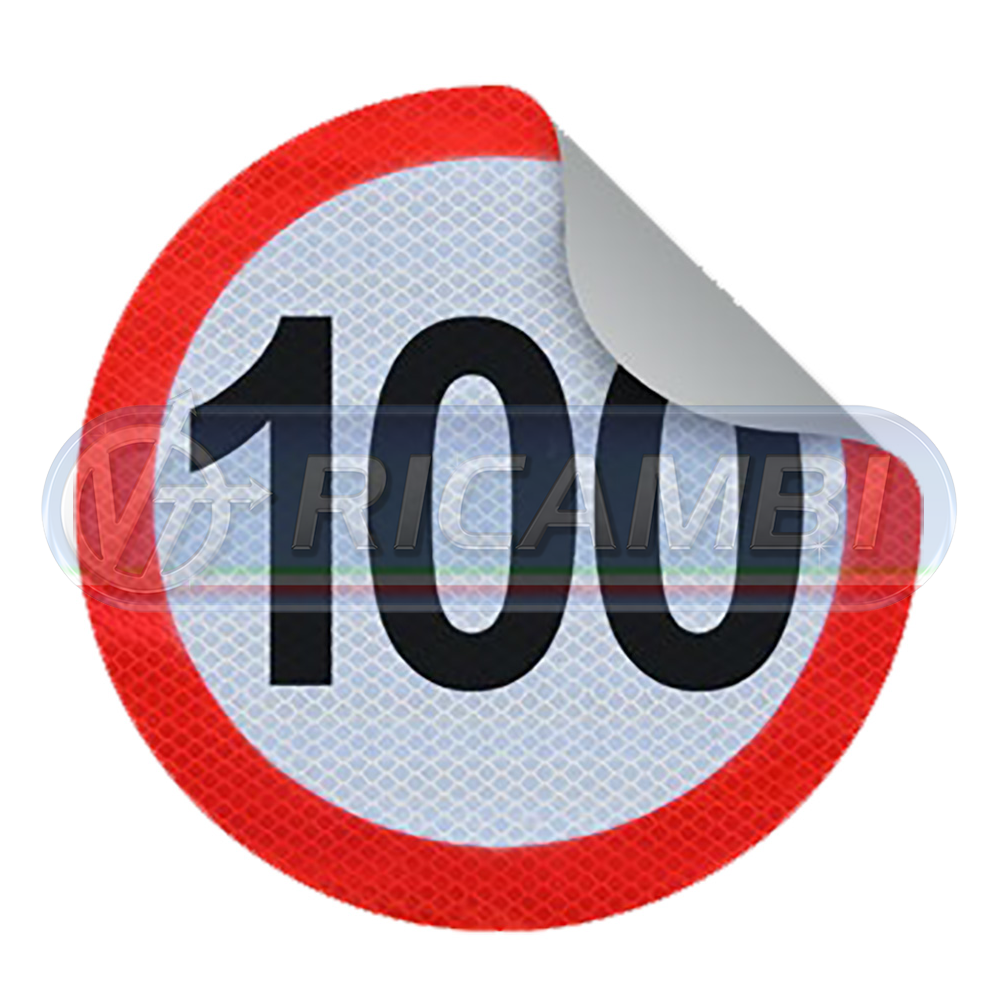 1 - ADESIVO VELOCITA LIMITE 100