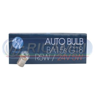 1 - LAMPADINA BA15S 24V 5W