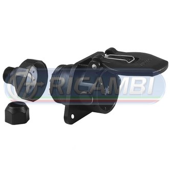 1 - PRESA 24V 5 POLI ABS A VITE
