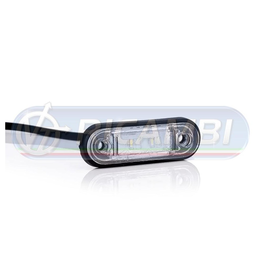 1 - FANALINO INGOMBRO A INCASSO 2 LED BIANCO