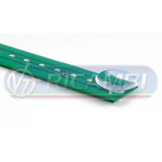 1 - BANDIERA LUMINOSA LED TRICOLORE 24V 42 LED 60 CM