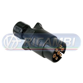 1 - SPINA 7 POLI (4 M + 3 F) PER COMANDO SPONDA PLASTICA