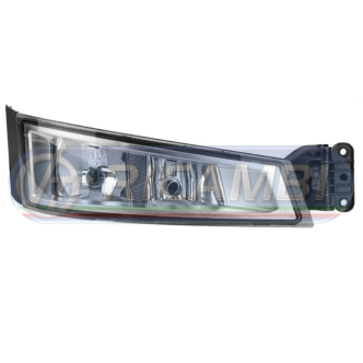1 - FANALE ANTERIORE FENDINEBBIA 2 LUCI H7 H1 FH 4 DX CROMATO