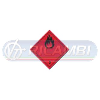 1 - ADESIVO ADR 300X300 CL2.1 GAS INFIAMMABILI